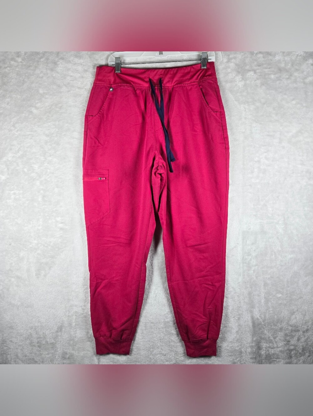 Figs Zamora Joggers Womens Large Ultra Rose High Waisted Scrub Pants Po #2928